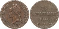 Frankreich, 2. Republik 1 Centime Paris -