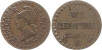 Frankreich, Directoire 1 Centime Paris -