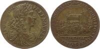 Frankreich, Königreich, Stadt Paris Bronze - Jeton Louis XIV., 1643 - 1715, a.d. Ankunft von Kardinal Flavio Chigi in Paris -