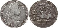 Frankreich, Königreich Silber - Jeton Louis XIV., 1643-1715, Ordinaire des Guerres, Hydra mit abgeschlagenen Köpfen -