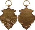 Belgien, Königreich, Wallonien, Stadt Arlon Tragbare vergoldete Bronzeplakette v. Wissaert, a.d. Besuch des Herzogs und der Herogin von Brtabant, Stadtansicht -