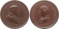 Lothringen, Herzogtum Bronzemedaille v. Saint-Urbain, auf Theobald I., 1213 - 1220 u. Gemahlin Gertrud von Dagsburg -