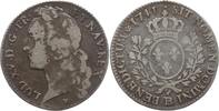 Frankreich, Königreich 1/2 Ecu au bandeau Louis XV., 1715 - 1774, Straßburg -