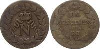 Frankreich Decime Napoleon I., 1804 - 1814, 1815, Blocus de Strasbourg, Punkt h. 1814 u. Décime -