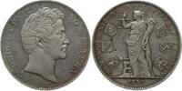 Bayern, Königreich Geschichtsdoppeltaler Ludwig I., 1825 - 1848, Randschrift: DREY EIN HALBERGULDEN * VII E. F. M. * -