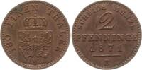 Preußen, Königreich 2 Pfennig Wilhelm I., 1861 - 1888, Hannover -