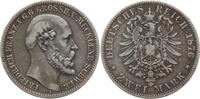 Deutsches Kaiserreich, Ghzm. Mecklenburg-Schwerin 2 Mark Friedrich Franz II., 1842 - 1883 -