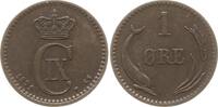 Dänemark, Königreich 1 Öre Christian IX., 1863 - 1906 -