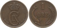 Dänemark, Königreich 1 Öre Christian IX., 1863 - 1906 -
