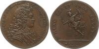 Frankreich, Königreich Bronzejeton Louis XIV., 1643 -1715, Administr. Militaire, Marine, Louis-Alexandre de Bourbon -