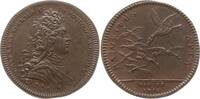 Frankreich, Königreich Bronzejeton Louis XV., 1715-1774, Administr. Militaire, Marine, Louis-Alexandre de Bourbon -