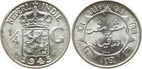 Niederländisch Ostindien 1/4 Gulden Wilhelmina, 1890 - 1948 -