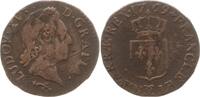 Frankreich, Königreich Liard à la vieille tête Louis XV., 1715 - 1774, Besancon -