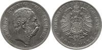 Deutsches Kaiserreich, Königreich Sachsen 5 Mark Albert, 1873 - 1902 -
