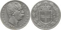 Italien, Königreich 2 Lire Umberto I., 1878 - 1900, Rom -