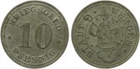  o.j Werden - Zink (Funck 595.1 ) 10 Pfennig ss-vz 3,50 EUR3,15 EUR  + 5,50 EUR frais d'envoi