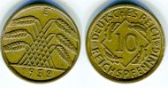 Weimar 10 Reichspfennig 1932 E VZ 20,00 EUR  + 5,50 EUR frais d'envoi
