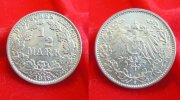  1916 J 1/2 Mark ST 16,50 EUR  + 5,50 EUR frais d'envoi