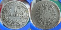  1883 F 1 Mark schön 45,00 EUR  + 7,30 EUR frais d'envoi