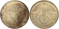  1938 B 2 Mark Hindenburg vz-st feine Patina 13,50 EUR  + 5,50 EUR frais d'envoi