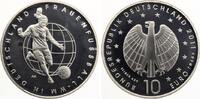 10 Euro 2011 Gedenkmünze Frauen Fußball WM in Deutschland -