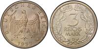 Germany, Weimar Rep. 3 Mk 1932 D 3 Reichsmark 1932-D 3 Mark Regular Issu... 999,00 EUR  + 15,00 EUR frais d'envoi