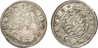 BAYERN 1 Kreuzer 1697 Maximilian II. Emanuel, 1679-1726. Hahn 184 -