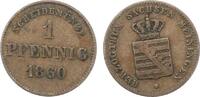 Sachsen - Meiningen Steinach 1 Pfennig -