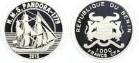 Benin 1000 Francs HMS Pandora 1779 -