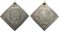 SACHSEN Johann Georg IV Taler Klippe 1693 IK-Dresden Auf das Büchsenschießen -