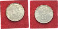 5 Mark Hindenburg mit Hakenkreuz -