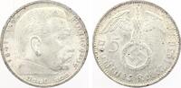 5 Mark Hindenburg mit Hakenkreuz -