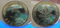  1967 G 5 Pfennig pp 50,00 EUR  + 7,30 EUR frais d'envoi