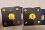 Goldmünze Tschad 3000 Francs 2019 Motiv Springbock Feingold 999 1/500 oz -