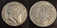  1903 5 Mark Baden ss-vz kl Rf 65,00 EUR  + 7,30 EUR frais d'envoi