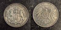  1914 2 Mark Hamburg ss-vz 35,00 EUR  + 7,30 EUR frais d'envoi