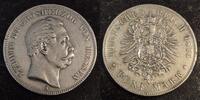  1876 5 Mark Hessen ss 250,00 EUR  + 7,30 EUR frais d'envoi