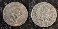  1905 A 2 Mark Preussen Wilhelm II Jaeger 102 vz+ 35,00 EUR  + 7,30 EUR frais d'envoi