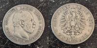  1876 A 2 Mark Preussen Wilhelm I fast ss 19,99 EUR  + 5,50 EUR frais d'envoi
