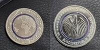 5 Euro Blauer Planet Archivfoto -