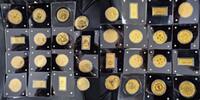 16 x 1/200 Unze Gold Münzen / Medaillen verschiedene Motive ua Togo -