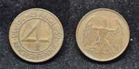  1932 A 4 Reichspfennig SS 5,50 EUR  + 5,50 EUR frais d'envoi