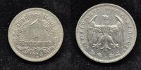  1934 A 1 Reichsmark vz 6,50 EUR  + 5,50 EUR frais d'envoi