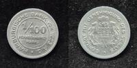  1923 1/100 Verechnungsmarke Hamburg vz 5,00 EUR  + 5,50 EUR frais d'envoi
