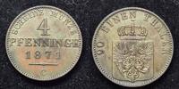  1871 C BRANDENBURG PREUSSEN 4 Pfennig ss-vz 18,00 EUR  + 5,50 EUR frais d'envoi