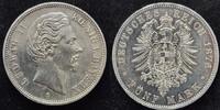  1876 5 Mark Bayern Ludwig II Gereinigt / berieben Details vorz&uuml;glich / ... 330,00 EUR  + 7,30 EUR frais d'envoi