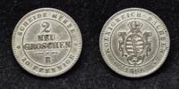  1866 B 2 Neugroschen 1866 B Sachsen-Albertinische Linie Johann 1854-187... 25,00 EUR  + 5,50 EUR frais d'envoi