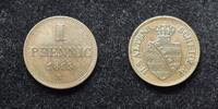  1865 Sachsen Altenburg Pfennig Ernst vz 50,00 EUR  + 7,30 EUR frais d'envoi