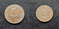  1868 Sachsen Coburg Gotha Cu 1 Pfennig 1865 B Ernst II. 1844-1893 ss-vz 35,00 EUR  + 7,30 EUR frais d'envoi