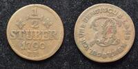  1790 PR J&uuml;lich Berg  1/2 St&uuml;ber ss 18,50 EUR  + 5,50 EUR frais d'envoi